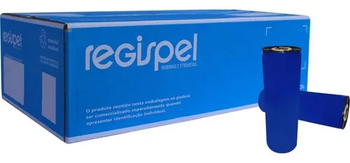 Ribbon Cera Preto 110 Mm X 74 M Regispel
