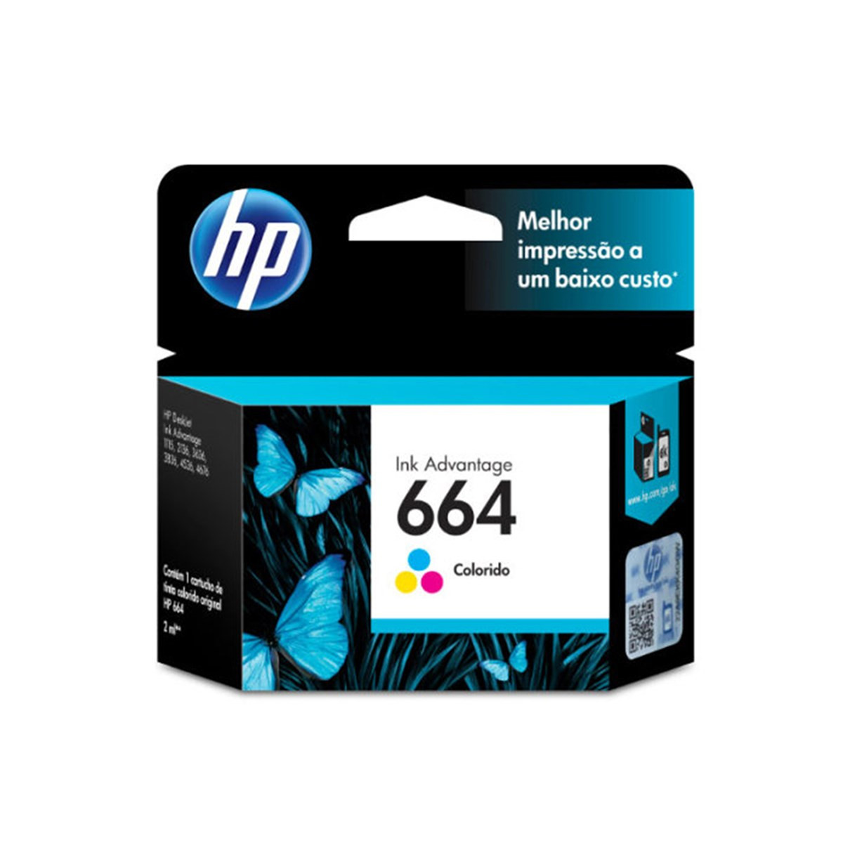 Cartucho Compativel Hp 664 Colorido Laser