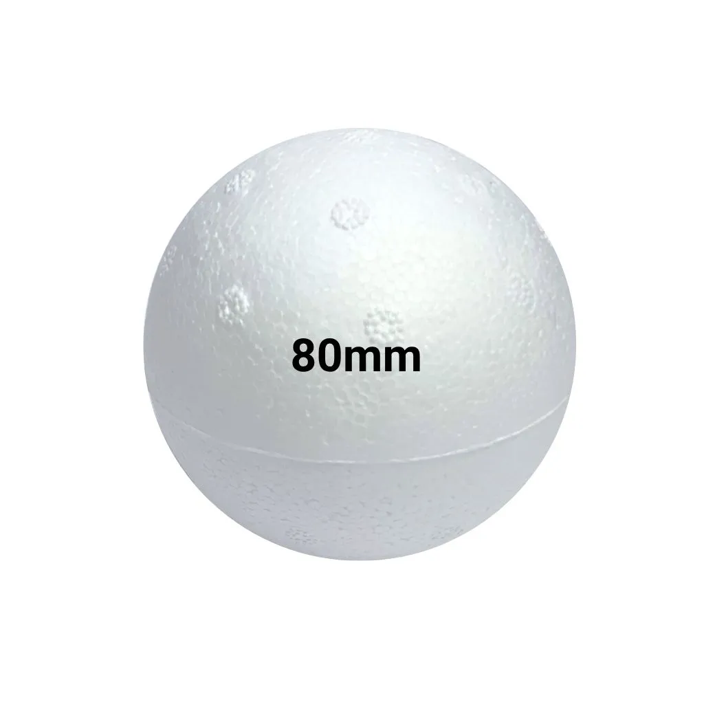 Bola de Isopor 80 Mm