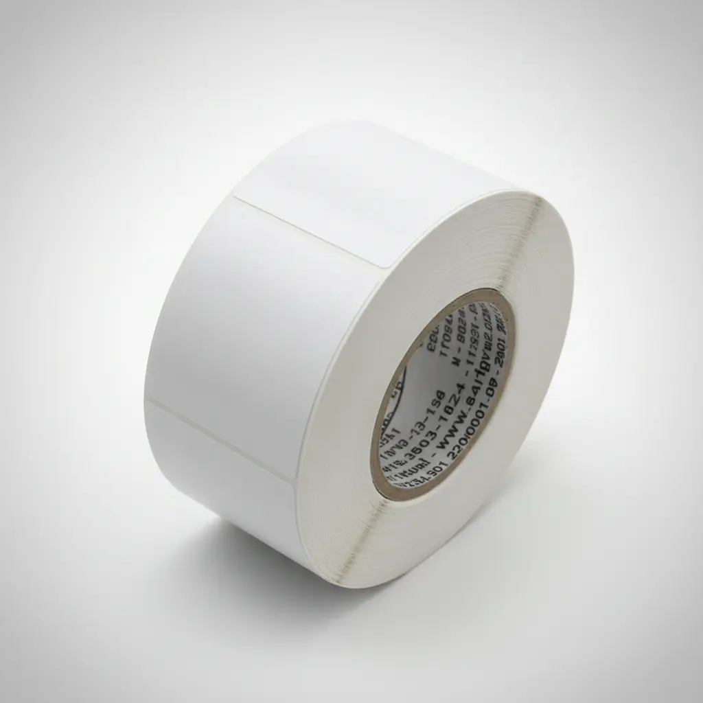 Etiqueta Rolo 21x12 Mm sem Tarja com 1000 Unidades Branca Motex