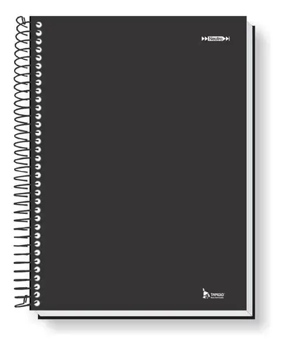 Caderno Espiral Pequeno com Capa Dura 96 Folhas Neutro Tamoio