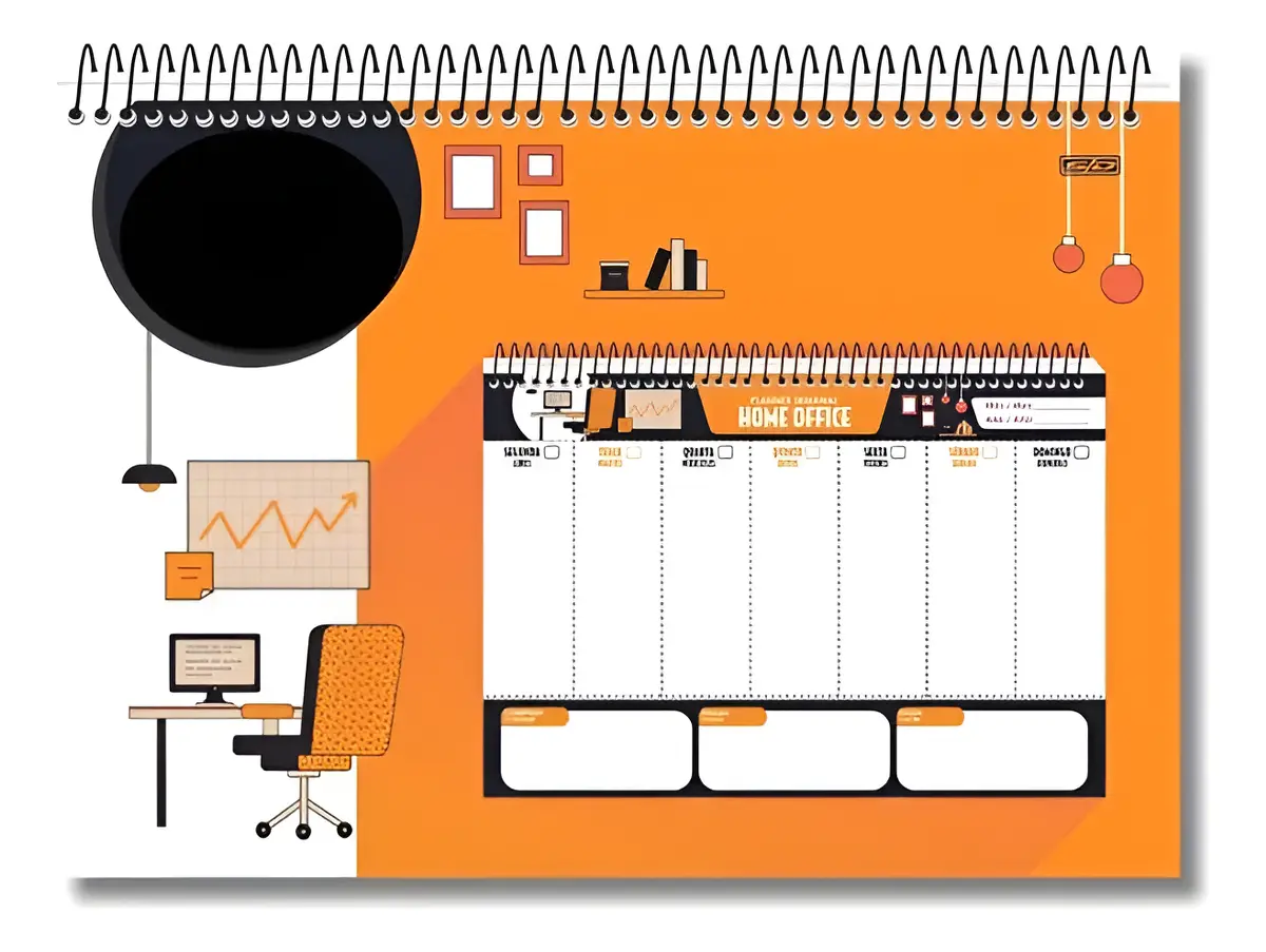 Planner Permanente 53 Folhas Home Office