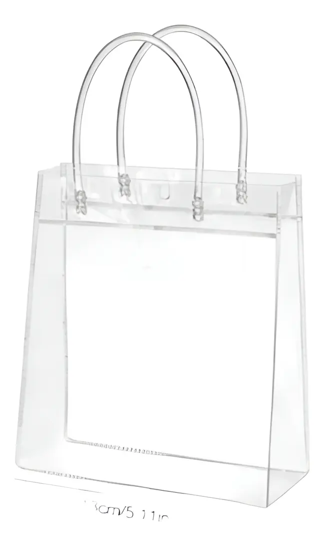 Sacola Pvc Média Transparente com Alça