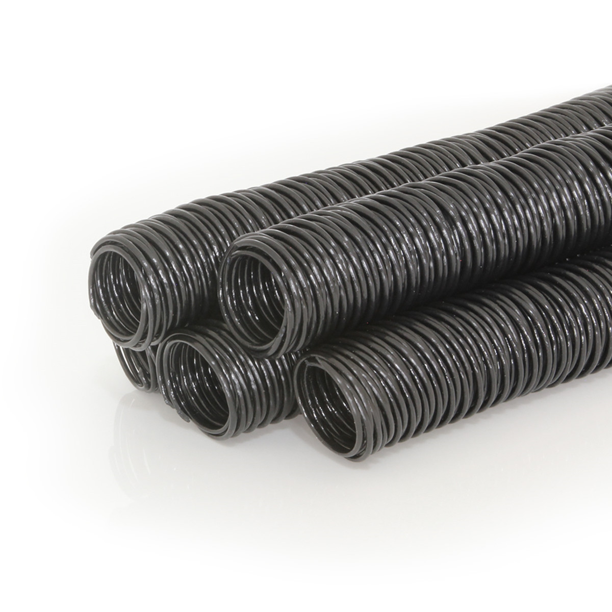 Espiral para Encadernação 50mm Preto Plastyline com 12 Unidades