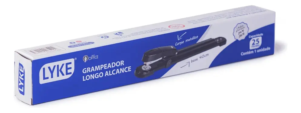 Grampeador Longo para 25 Folhas Lyke