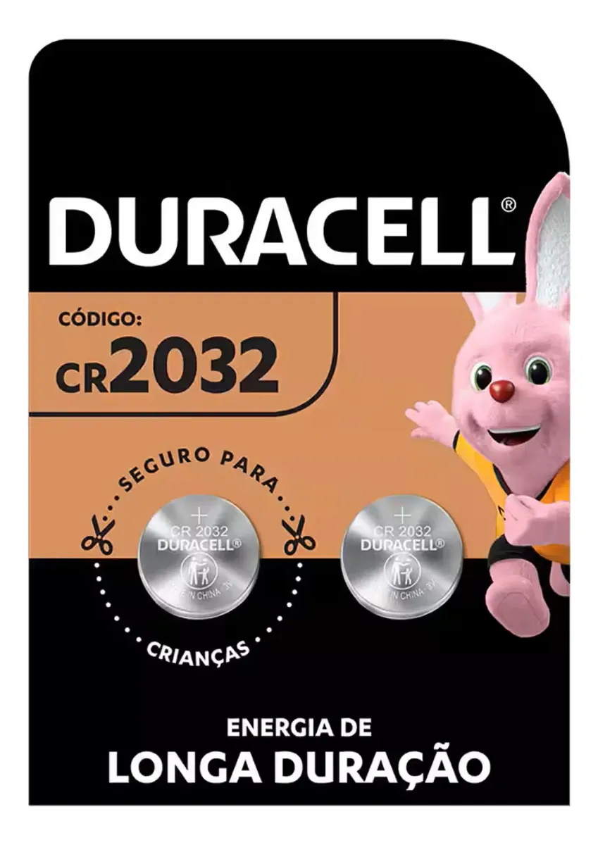 Pilha Bateria 3v Cr2032 Duracell