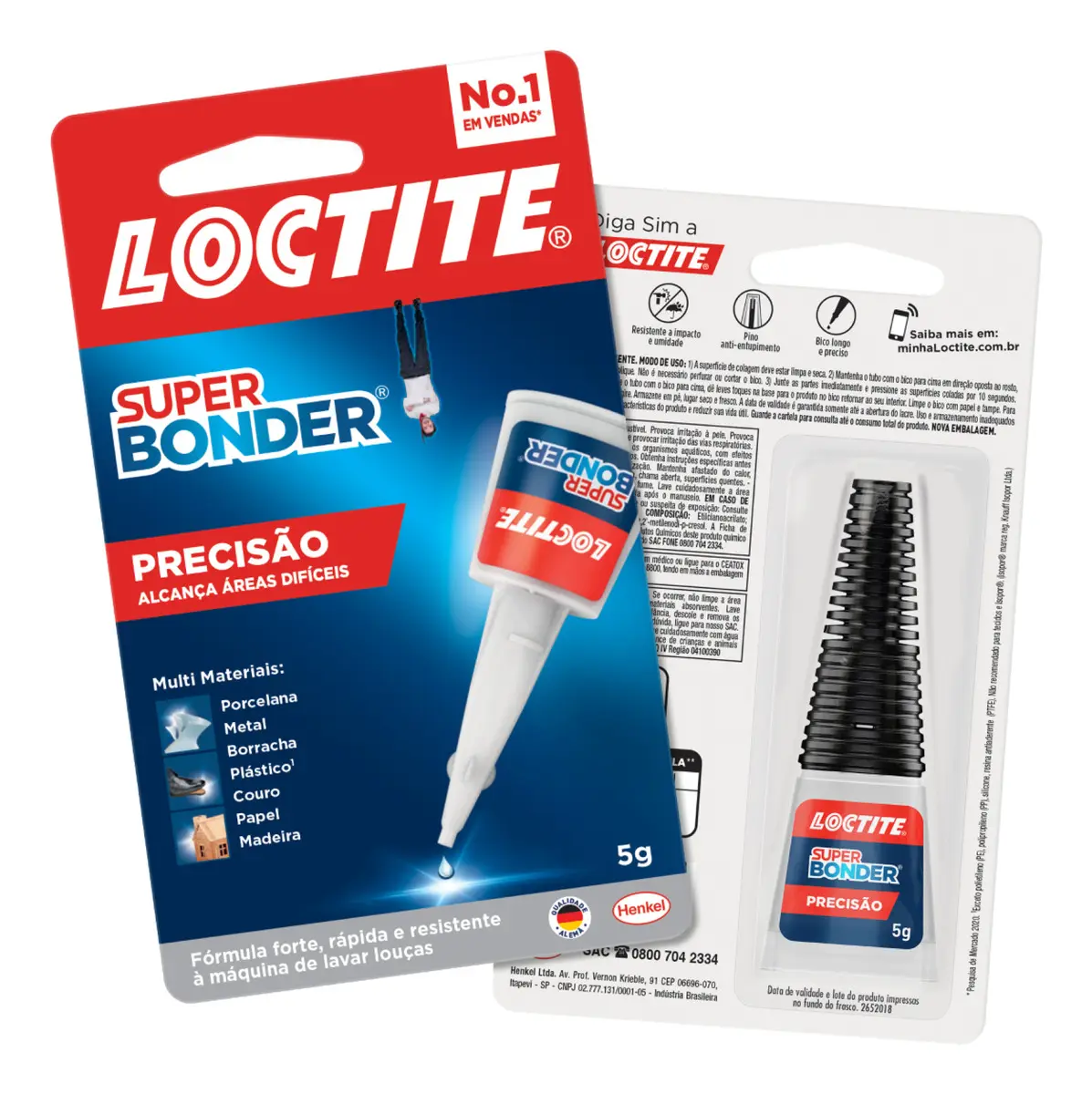 Cola Super Bonder Precisão Henkel 5g