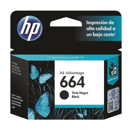 Cartucho Compatível Hp 664 Preto