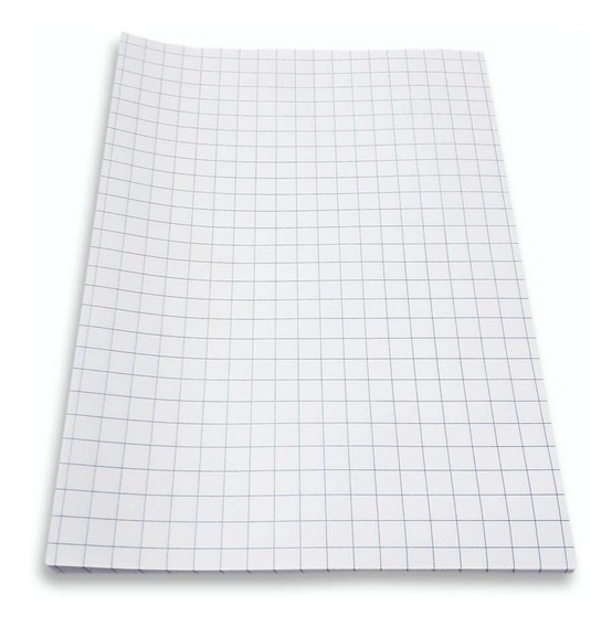 Papel Almaço Quadriculado