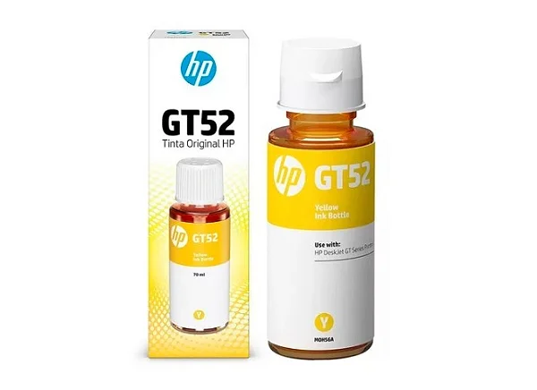 Tinta Hp Original Gt52 Amarelo 70 Ml