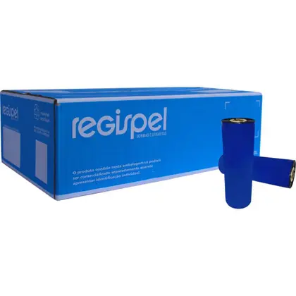 Ribbon Cera Preto 110 Mm X 91 M Regispel