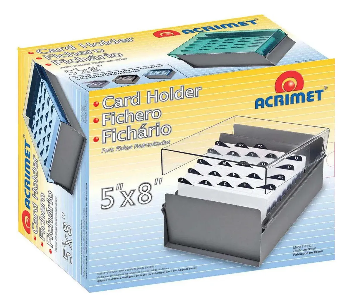 Fichário 5x8 sem Índice Ct Acrimet