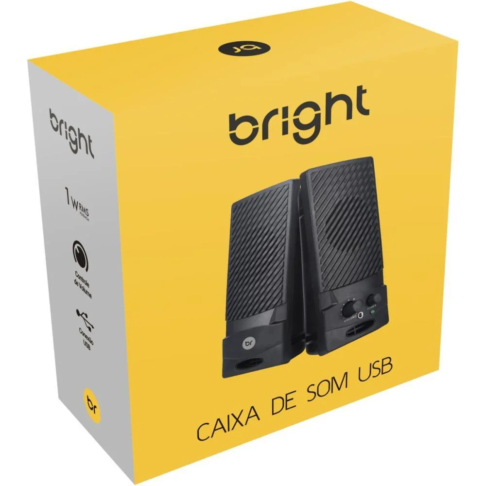 Caixa de Som Usb para Computador Bright