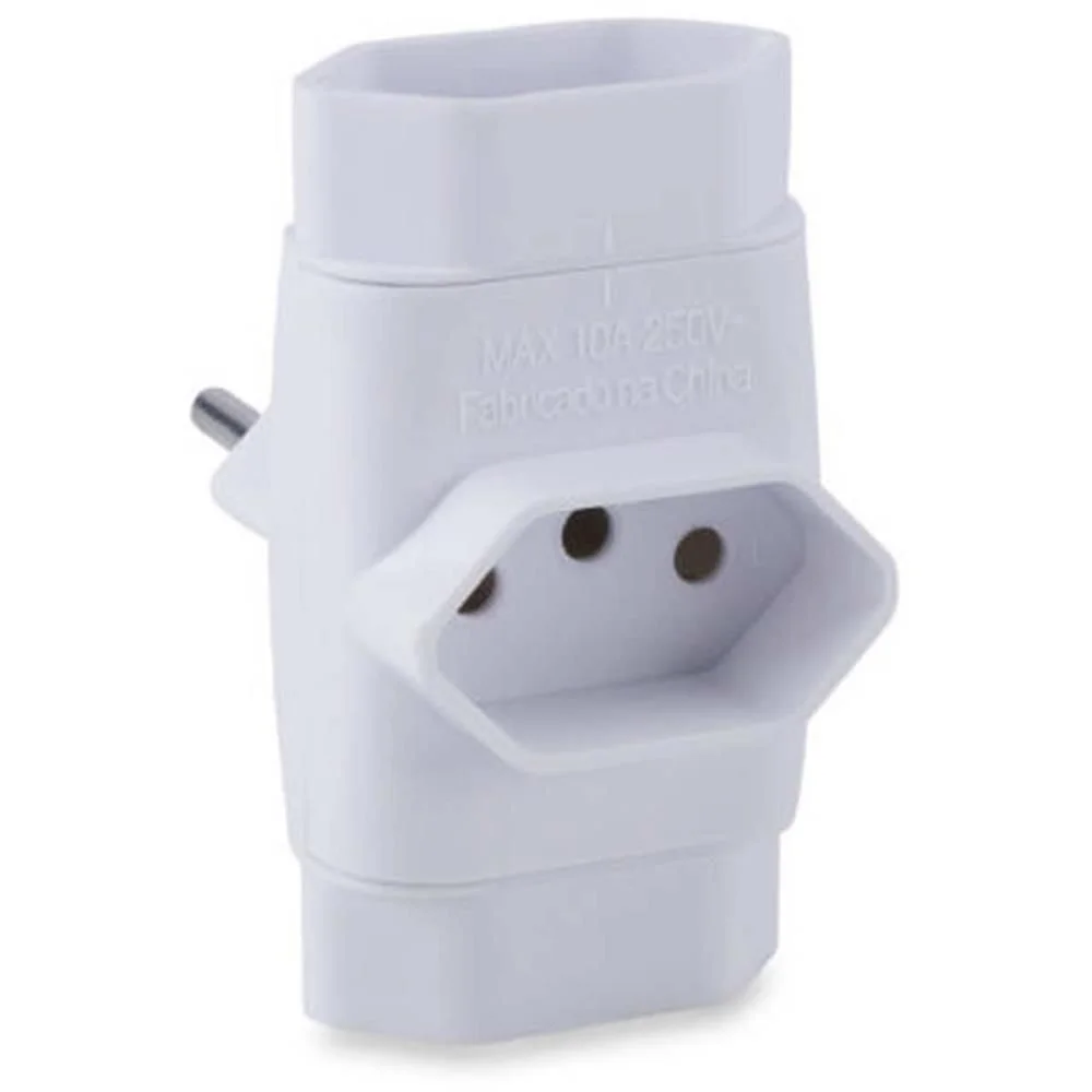 Adaptador para Tomada Multiplicador Tripolar